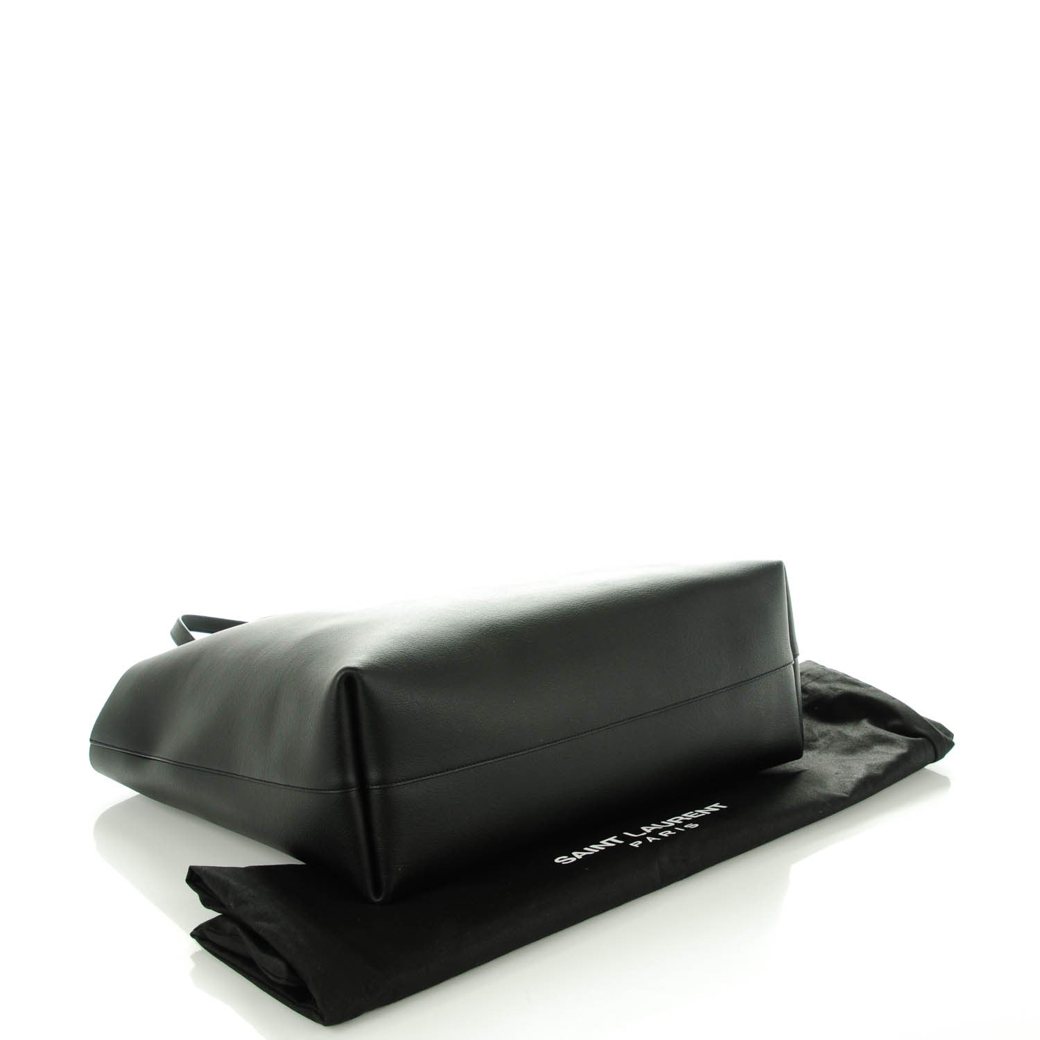 Saint Laurent Calfskin Large Shopping Tote Black 4 of 8