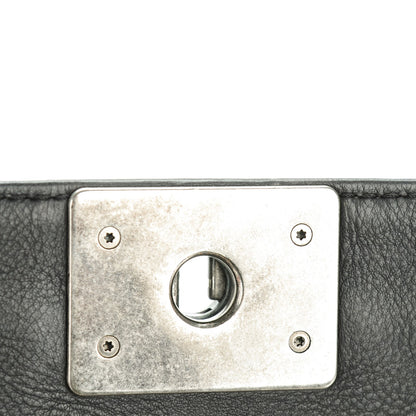 Chanel Calfskin Large Boy Reverso Flap Black 5 of 8