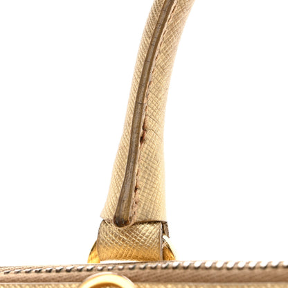 Prada Saffiano Lux Small Promenade Tote Platino 19 of 22