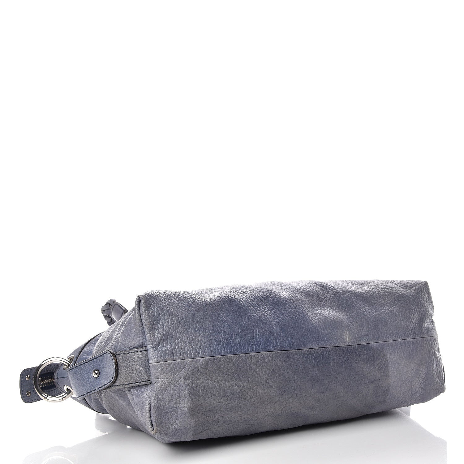 Gucci Calfskin Medium Bamboo Bar Shoulder Bag Blue 4 of 16