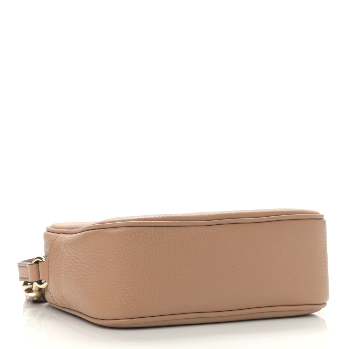 Pebbled Calfskin Small Soho Disco Bag Camelia