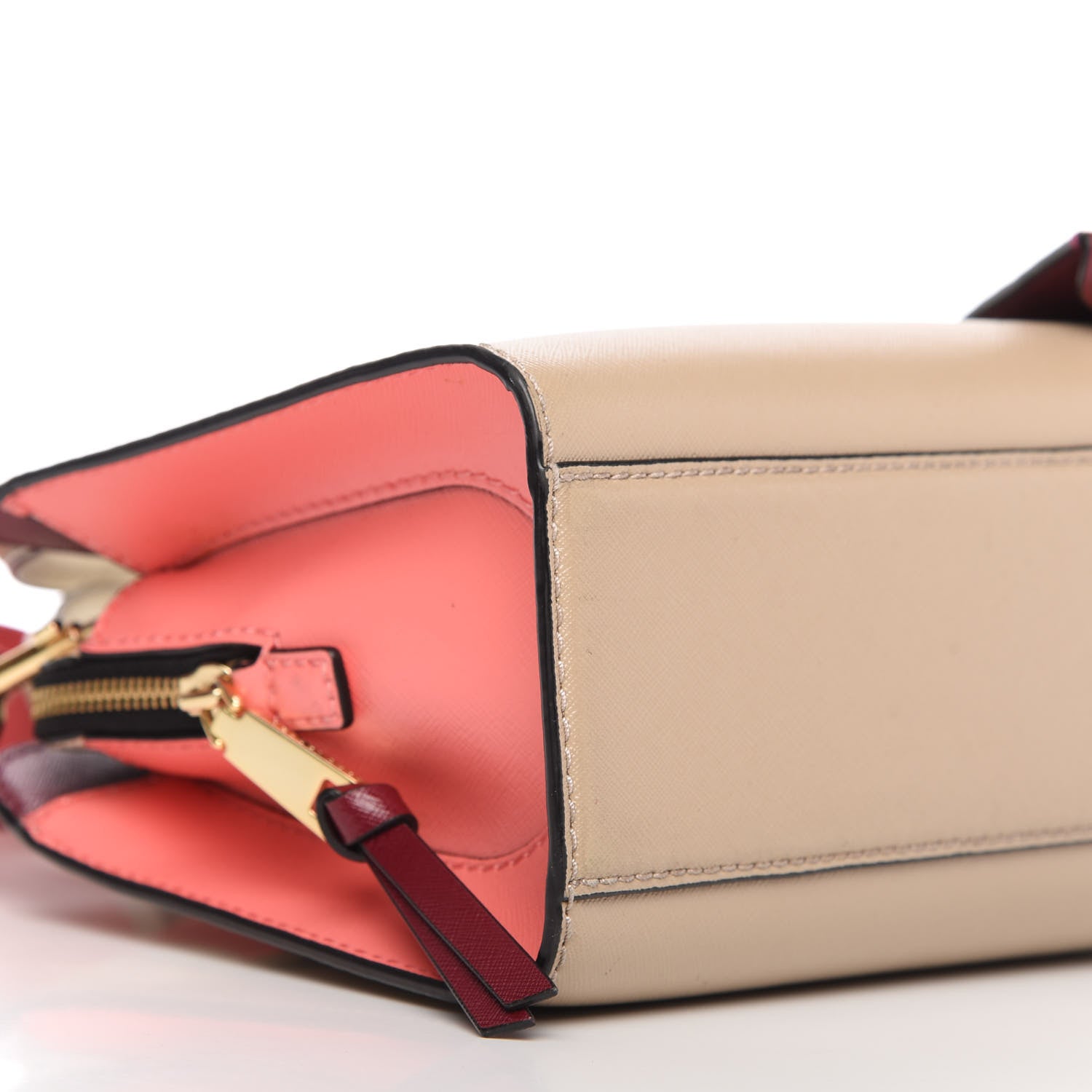 Marc Jacobs Saffiano Color Block Little Big Shot Tote Light Slate 6 of 10