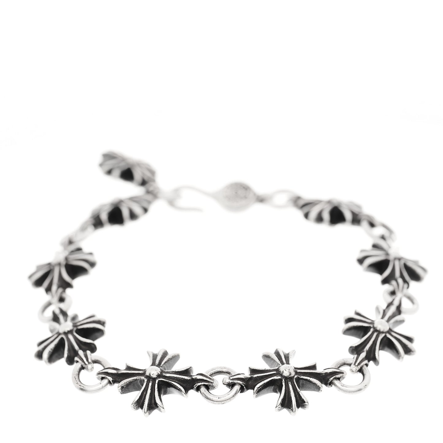 Sterling Silver Cross Bracelet