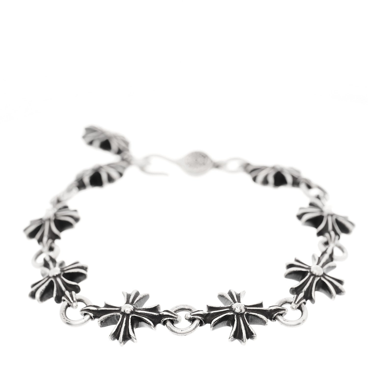 Chrome Hearts Sterling Silver Cross Bracelet 1 of 5