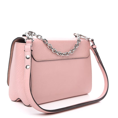 Louis Vuitton Epi Whipstitch Heart Twist Shoulder Bag MM Rose Ballerine 2 of 13