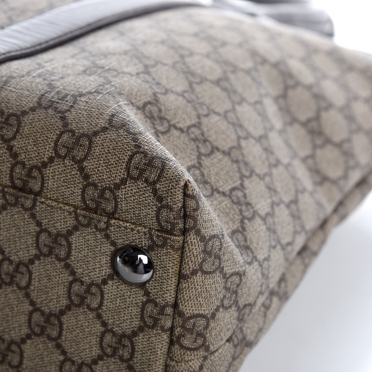 GG Plus Monogram Medium Joy Tote Dark Brown