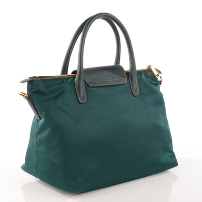 Prada Saffiano Tessuto Nylon Tote Petrolio 4 of 9