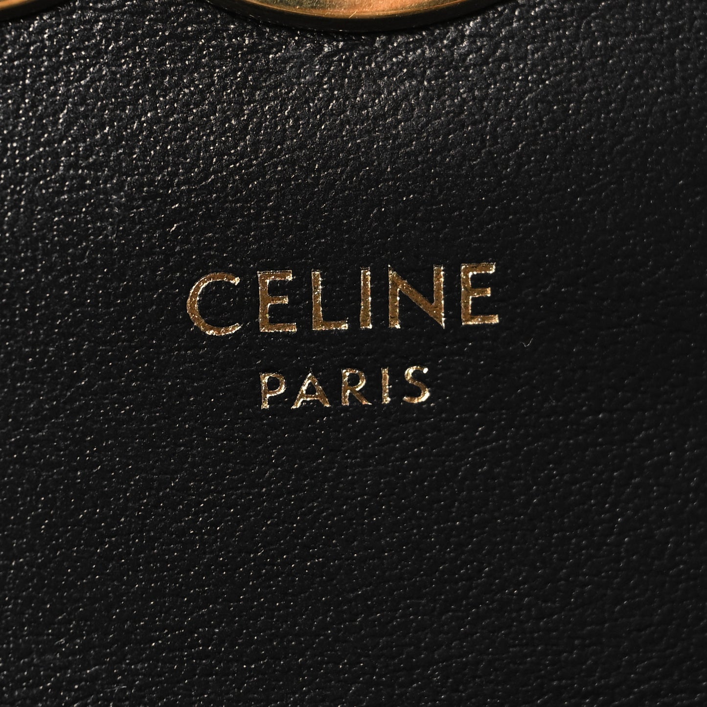 Shiny Calfskin Mini Triomphe Black
