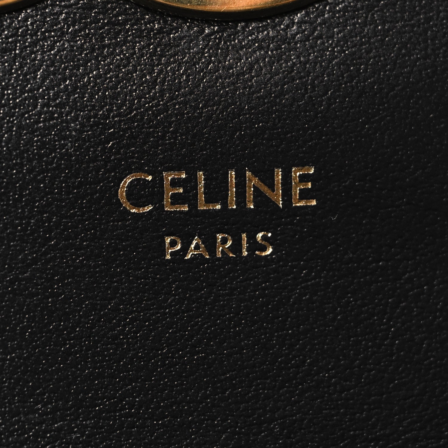 Celine Shiny Calfskin Mini Triomphe Black 6 of 11