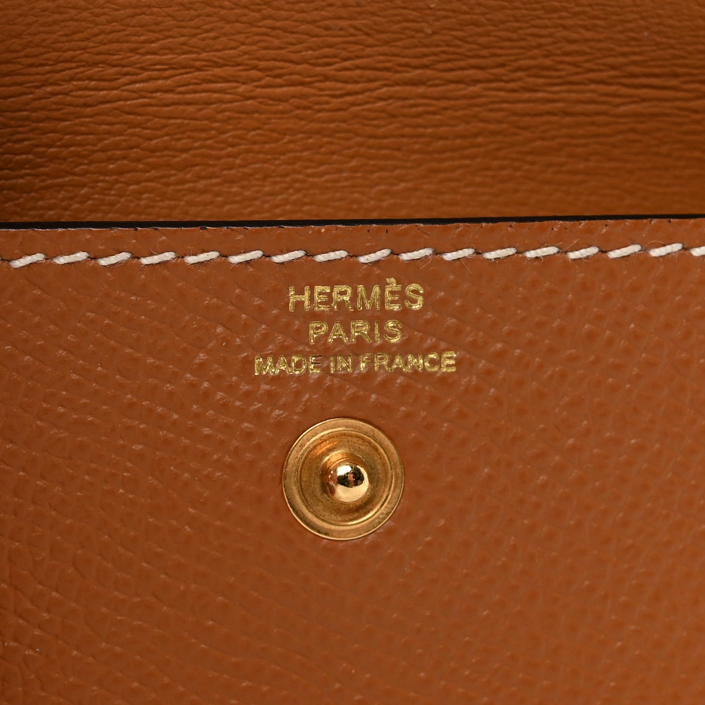Epsom Kelly Pocket Belt Gold