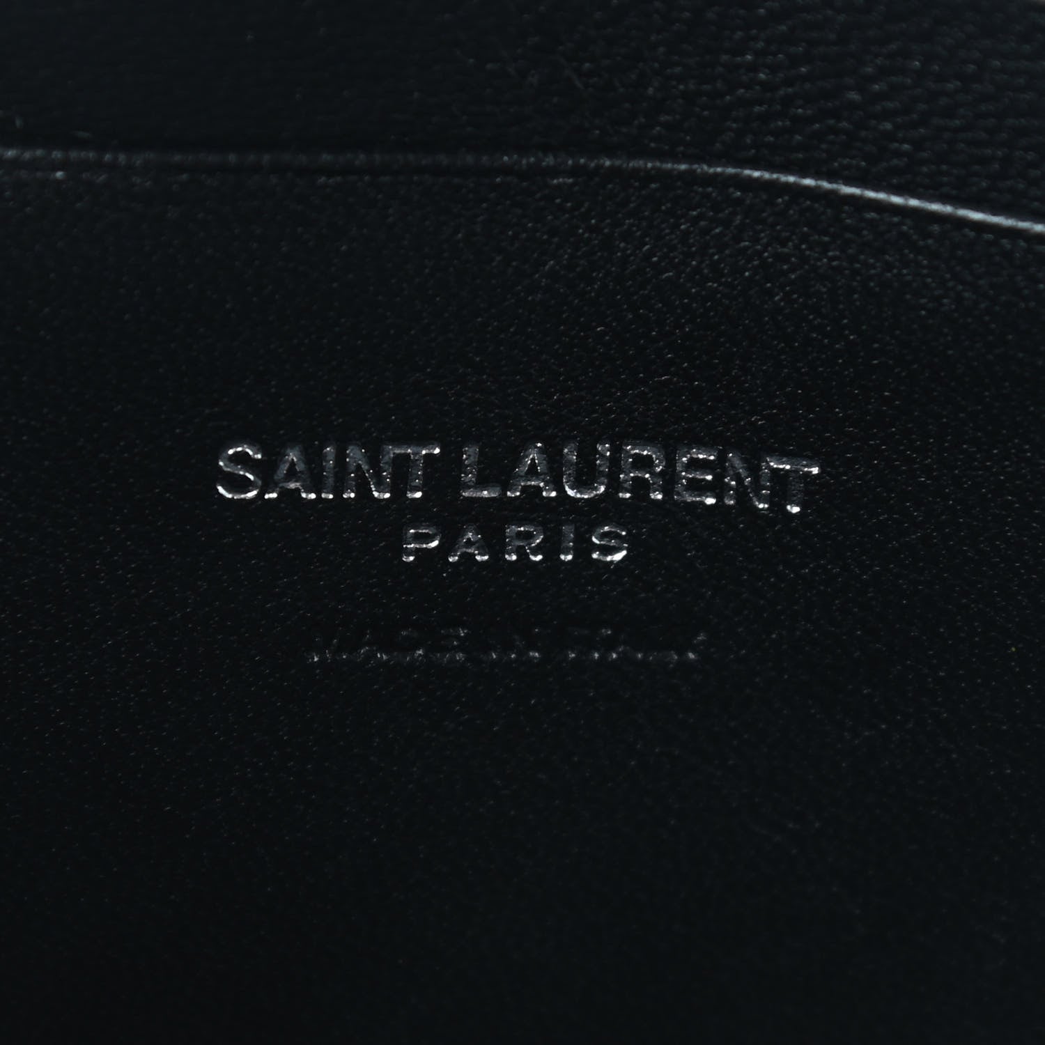 Saint Laurent Grain De Poudre Matelasse Monogram Mini Lou Camera Bag Dark Beige 8 of 9