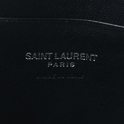 Saint Laurent Grain De Poudre Matelasse Monogram Mini Lou Camera Bag Dark Beige 8 of 9