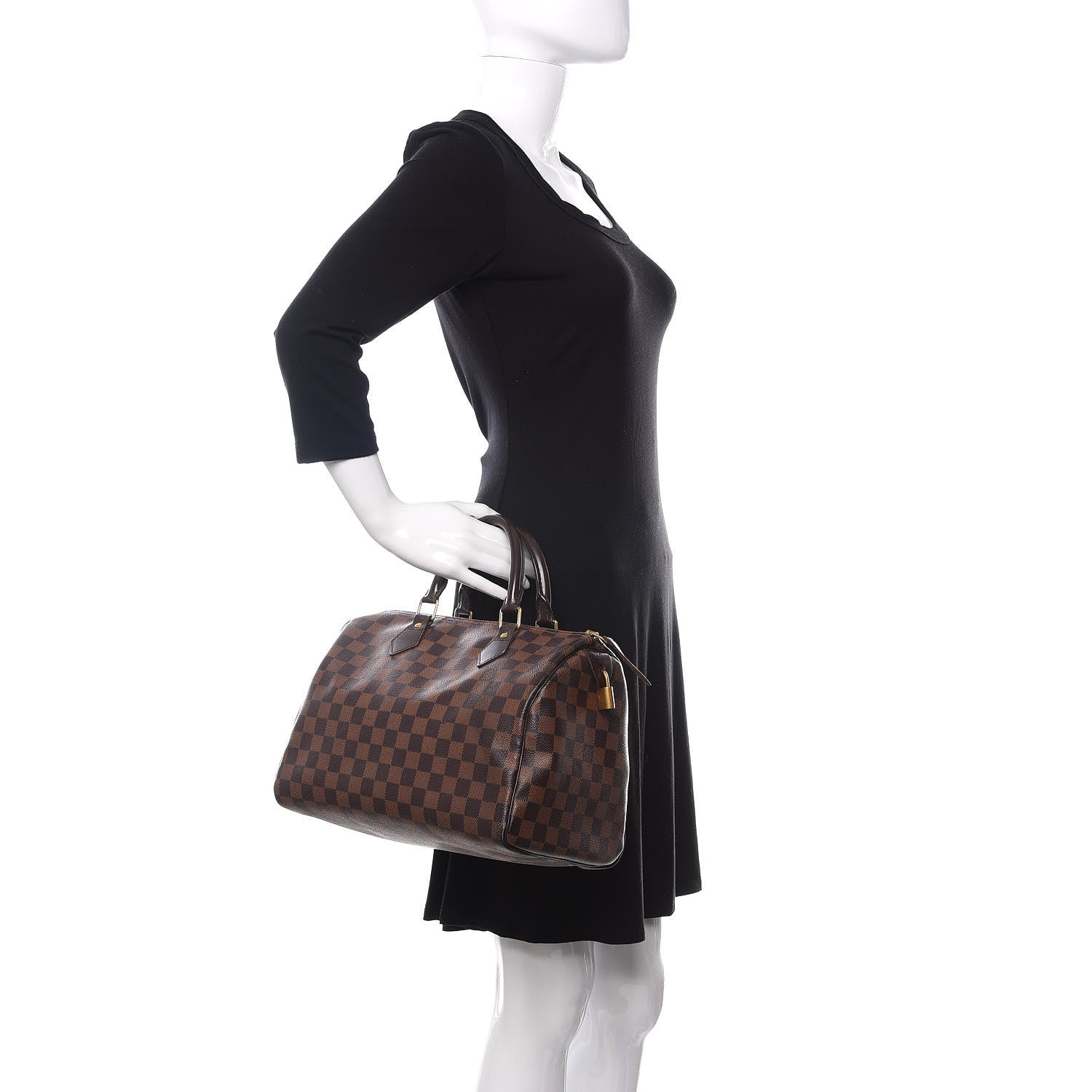 Louis Vuitton Damier Ebene Speedy 30 2 of 17