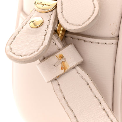 Salvatore Ferragamo Calfskin City Goncho Crossbody Camera Bag New Bisque 11 of 13