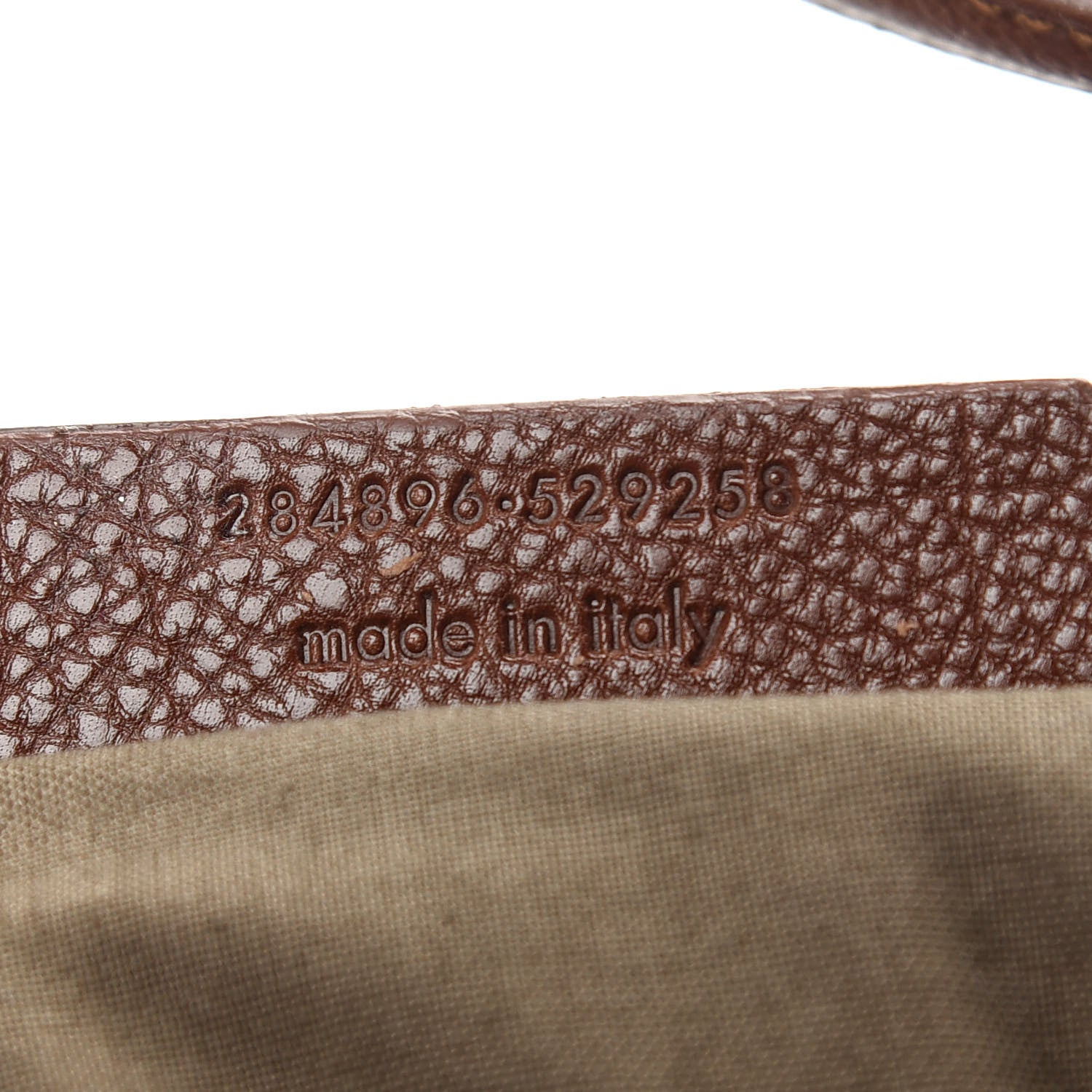 Saint Laurent Linen Belle de Jour Cabas Tote Brown 7 of 11
