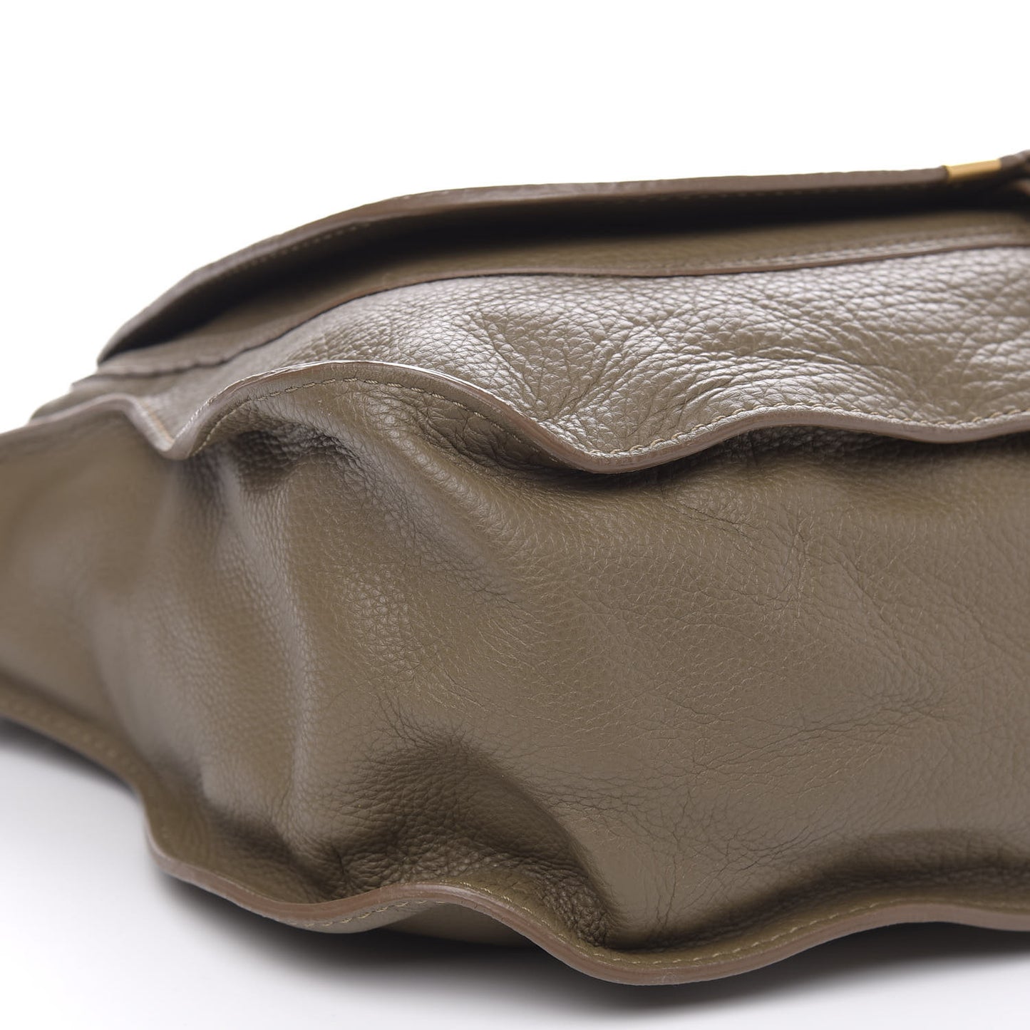 Calfskin Large Marcie Satchel Nut