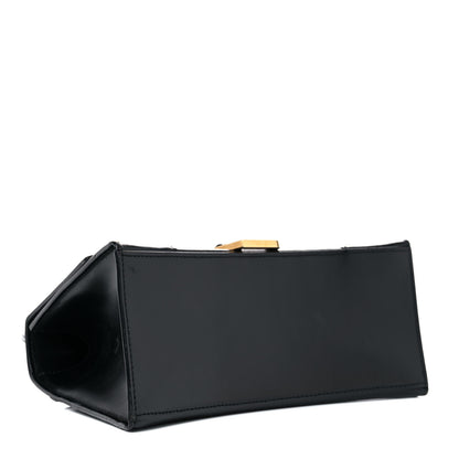 Balenciaga Shiny Box Calfskin Small Hourglass Top Handle Bag Black 4 of 19