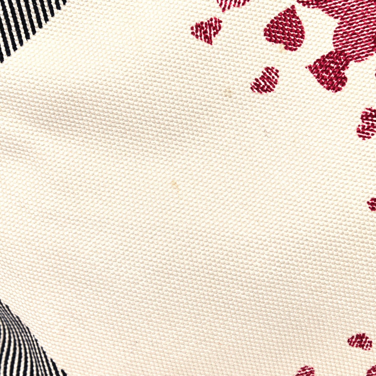Canvas Confetti Heart Medium Cantley Tote White