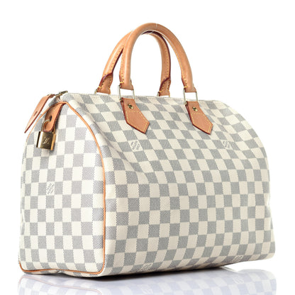 Louis Vuitton Damier Azur Speedy 30 3 of 8