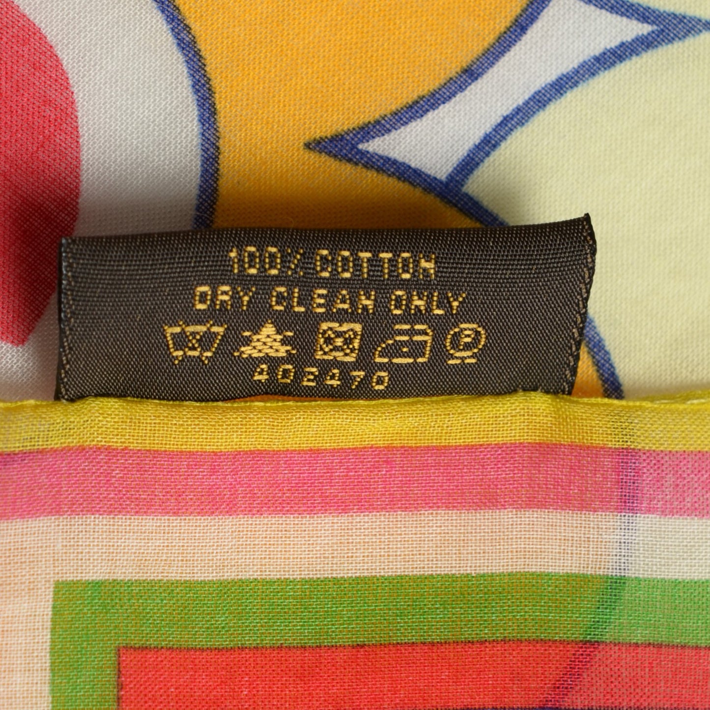 Monogram Multicolor Cotton Cosmic Blossom Bandana