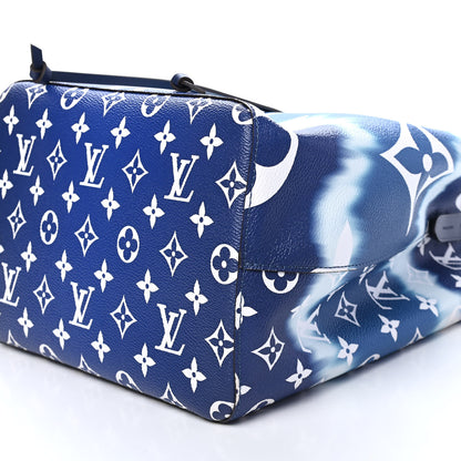 Louis Vuitton Monogram Escale Neonoe MM Blue 9 of 9