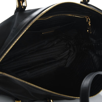 Prada Tessuto Nylon Saffiano Tote Nero Black 6 of 9