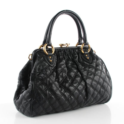 Marc Jacobs Calfskin Quilted Stam Black 3 of 9