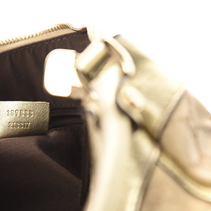 Gucci Monogram Large D Gold Hobo Gold 18 of 19
