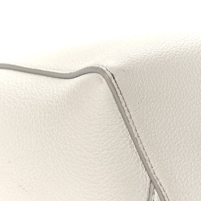 Celine Soft Grained Calfskin Small Sangle Bucket Bag White 7 of 15