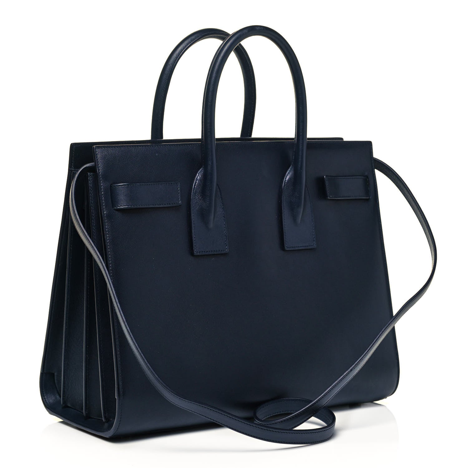 Saint Laurent Calfskin Small Sac De Jour Navy 3 of 9