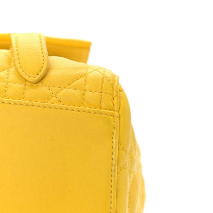 Christian Dior Lambskin Cannage Embroidered Stardust Backpack Yellow 14 of 14