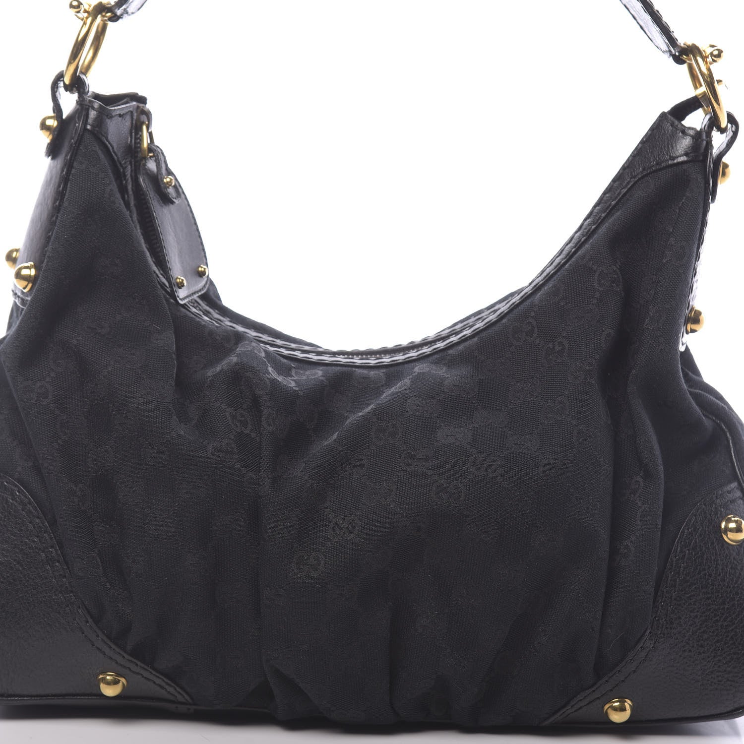 Gucci Monogram Medium Jockey Hobo 10 of 10