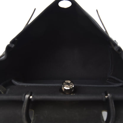 Hermes Toile Vache Calfskin Herbag 30 PM Black 9 of 26