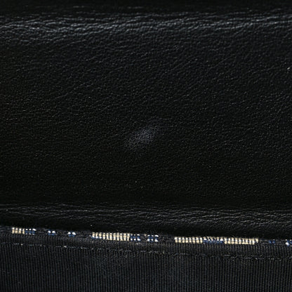 Christian Dior Oblique Calfskin Vertical Pouch Black 7 of 7