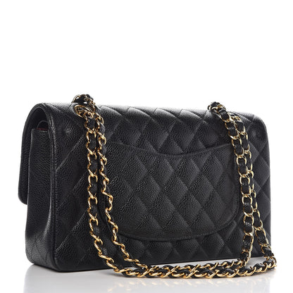 Chanel Caviar Quilted Medium Double Flap Black 4 of 8