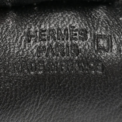 Hermes Milo Lambskin Matte Alligator Touch Grigri Rodeo Horse Bag Charm PM So Black 4 of 10