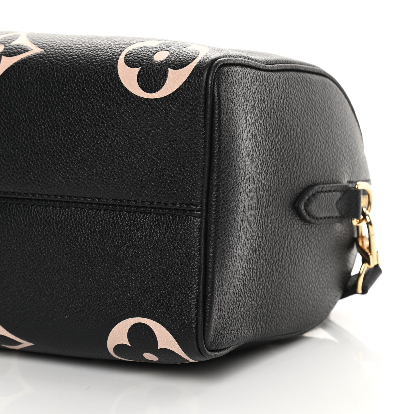 Empreinte Monogram Giant Speedy Bandouliere 25 Black Beige