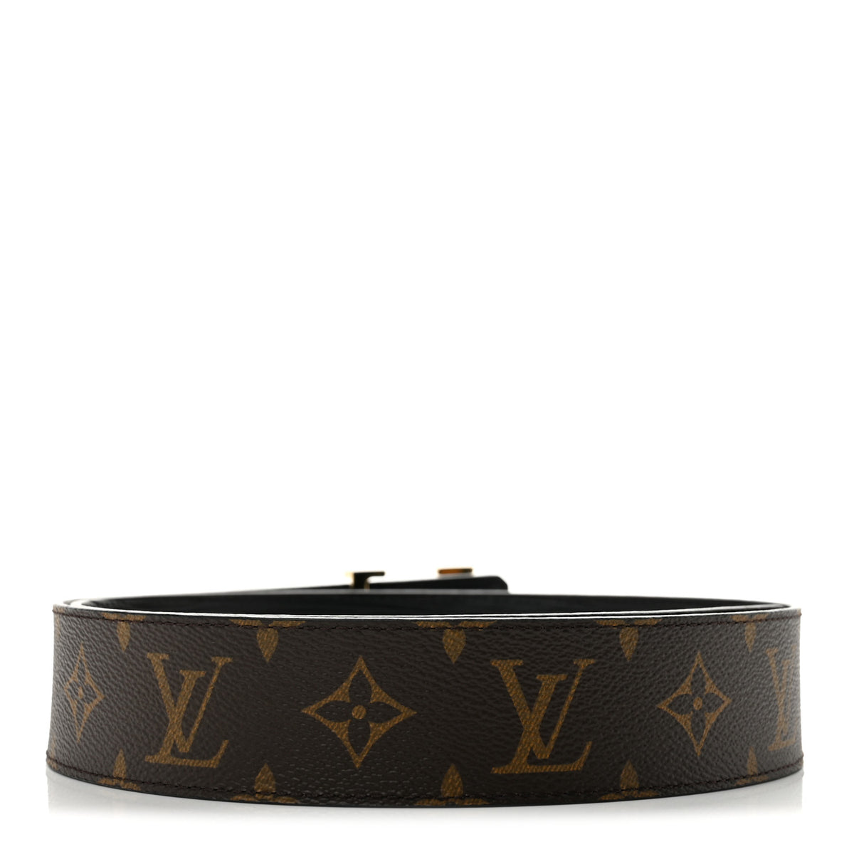 Epi 30mm LV Initiales Reversible Belt 85 34 Black