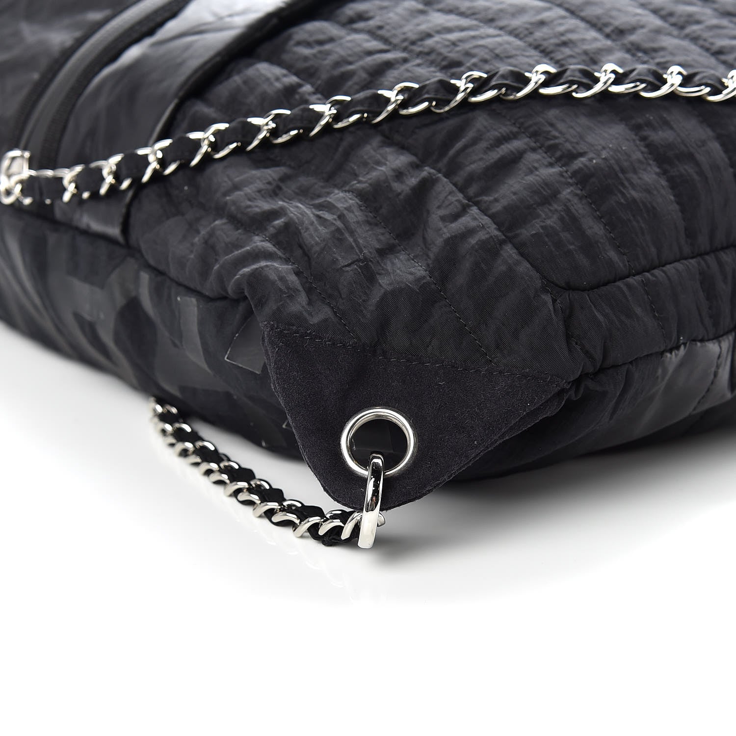 Chanel Nylon Drawstring Backpack Black 5 of 13