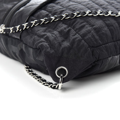 Chanel Nylon Drawstring Backpack Black 5 of 13