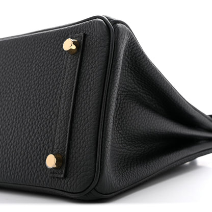 Hermes Togo Birkin 25 Black 8 of 9