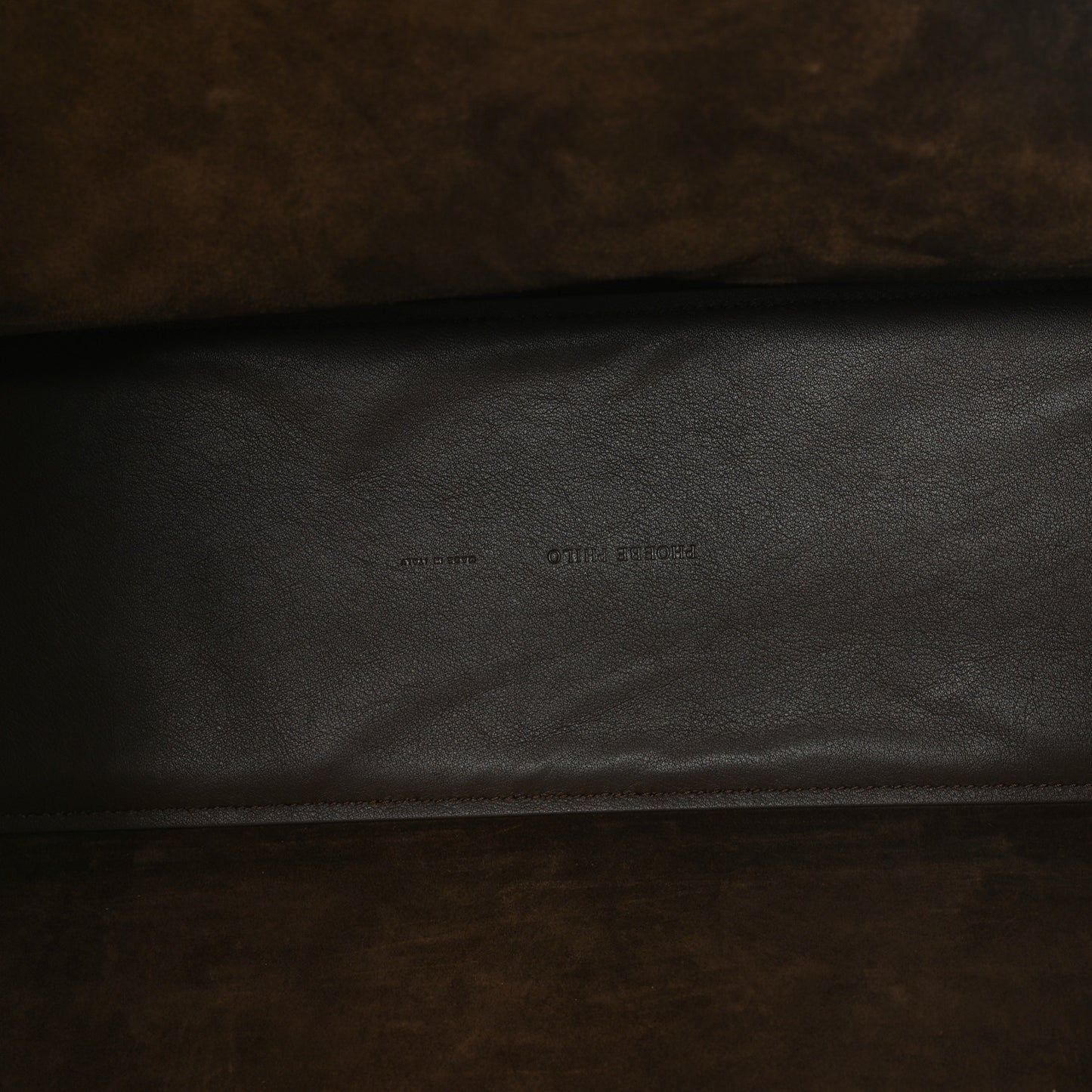 Suede Medium Kit Cabas Khaki