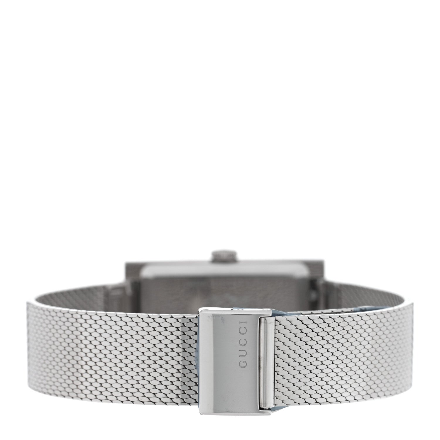 Gucci Stainless Steel 14mm Web G-Frame Quartz Watch Green 3 of 4