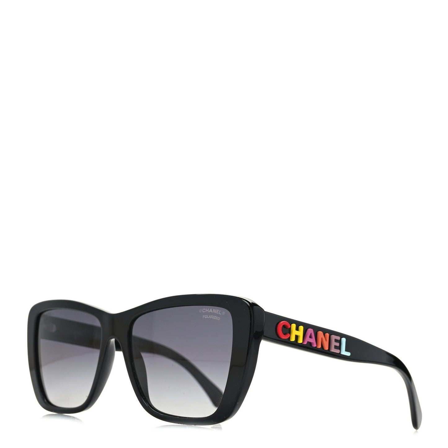 Acetate Polarized Butterfly Sunglasses 71548A Black