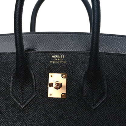 Hermes Epsom Birkin Sellier 25 Black 6 of 11