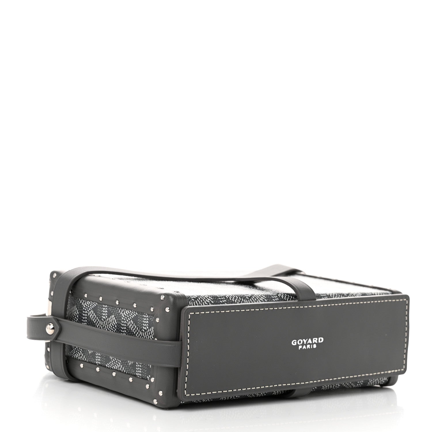 Goyard Goyardine Minaudiere Trunk Bag Grey 6 of 17