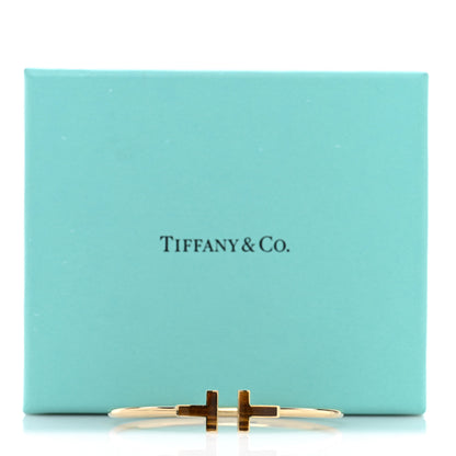 Tiffany 18K Yellow Gold Tiger Eye T Wire Bracelet 4 of 4