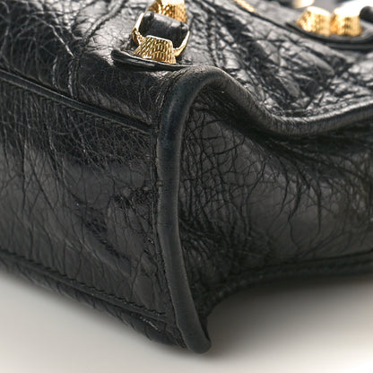 Balenciaga Agneau Giant 12 Gold Hardware Mini City Black 10 of 13