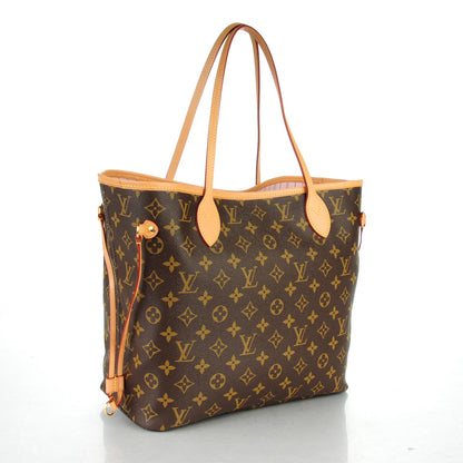 Louis Vuitton Monogram Saint Tropez V Neverfull MM Rose Ballerine 3 of 8