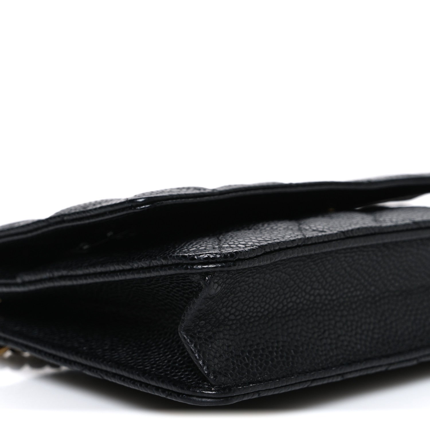 Chanel Caviar Quilted Wallet on Chain WOC Black 10 of 11